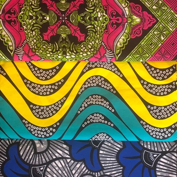 6 pcs Bundled Fabric| African Print Patterns - Picture 3 of 4